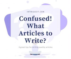 how to write blog article