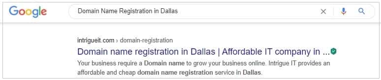 domain registration in dallas